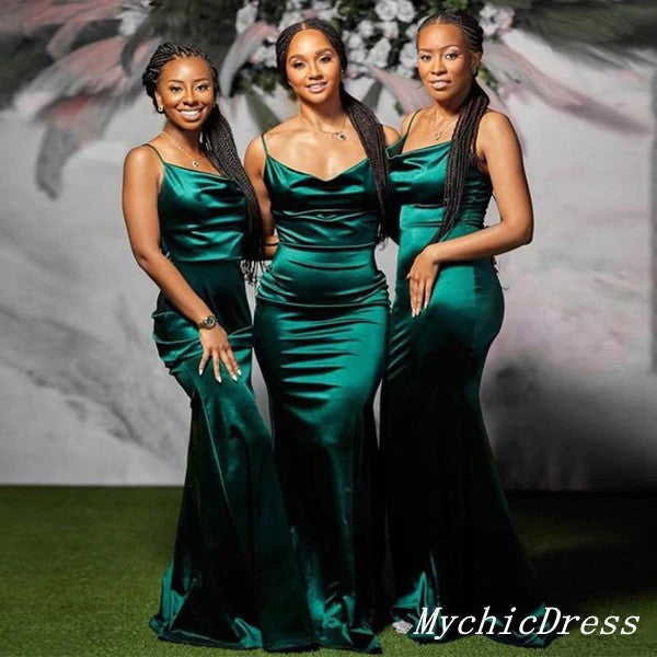 Beach Emerald Green Bridesmaid Dresses ...